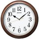 SEIKO CLOCK(セイコークロック) スタンダード 電波壁掛け時計 KX812B ブラウン
