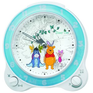 SEIKO CLOCK(セイコークロック) ディズニーキャラクター くまのプーさん目覚まし時計 FD462W - 拡大画像