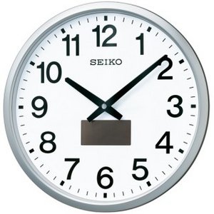 SEIKO CLOCK(セイコークロック) 電波壁掛け時計 ハイブリッドソーラー SF242S - 拡大画像