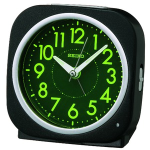 SEIKO CLOCK(セイコークロック) 目覚まし時計 自動点灯タイプ KR889K ブラック - 拡大画像