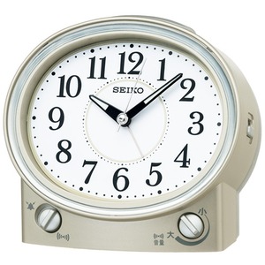SEIKO CLOCK(セイコークロック) 目覚まし時計 スタンダード KR892G 薄ゴールド - 拡大画像