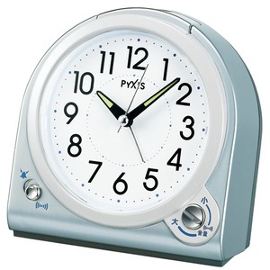 SEIKO CLOCK(セイコークロック) 目覚まし時計 スタンダード NQ705L ブルー - 拡大画像