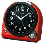 SEIKO CLOCK(セイコークロック) 目覚まし時計 スタンダード NQ705R レッド