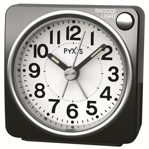 SEIKO CLOCK(セイコークロック) 目覚まし時計 スタンダード NR437K ブラック - 拡大画像