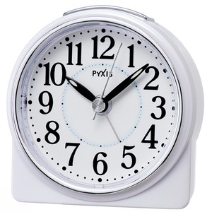 SEIKO CLOCK(セイコークロック) 目覚まし時計 スタンダード NR439W ホワイト - 拡大画像