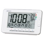 SEIKO CLOCK(セイコークロック) 電波デジタル時計 ウィークリーアラーム SQ774W ホワイト