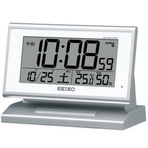 SEIKO CLOCK(セイコークロック) 電波デジタル時計 自動点灯タイプ SQ768S - 拡大画像
