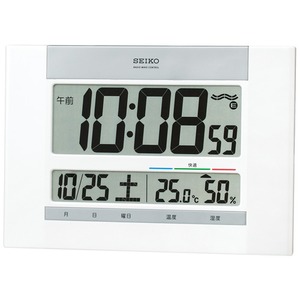 SEIKO CLOCK(セイコークロック) 電波デジタル時計 快適度表示付き SQ429W - 拡大画像