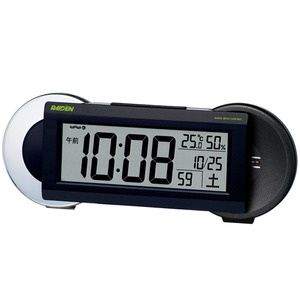 SEIKO CLOCK(セイコークロック) 電波デジタル時計 ライデン NR533K ブラック - 拡大画像