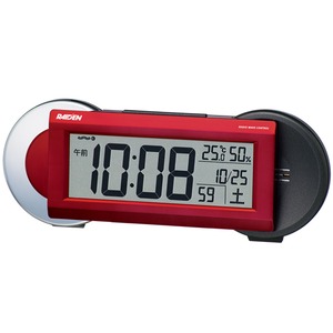 SEIKO CLOCK(セイコークロック) 電波デジタル時計 ライデン NR533R レッド - 拡大画像