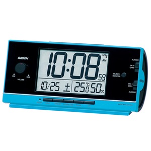 SEIKO CLOCK(セイコークロック) 電波デジタル時計 ライデン NR534L ブルー - 拡大画像
