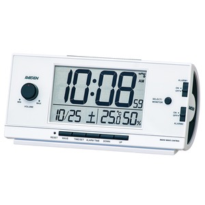 SEIKO CLOCK(セイコークロック) 電波デジタル時計 ライデン NR534W ホワイト - 拡大画像
