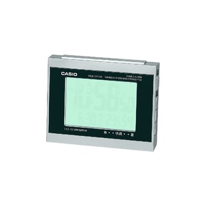 CASIO（カシオ） デスクトップクロック 温度・湿度計付き DQD-710J-8JF シルバー - 拡大画像