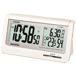 CASIO（カシオ） 電波時計 デスクトップクロック 生活環境お知らせクロック DQL-140NJ-7JF ホワイト