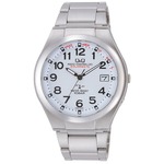 CITIZEN WATCH（シチズン時計） Q&Q ソーラー電源機能搭載 アナログ電波時計 HG12-204