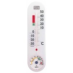 EMPEX（エンペックス） 生活管理温・湿度計 TG-2451 クリアホワイト