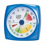 EMPEX(エンペックス) 生活管理温・湿度計 TM-2436 クリアブルー