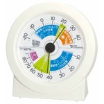 EMPEX（エンペックス） 生活管理温湿度計 TM-2880 オフホワイト