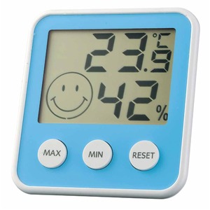 EMPEX（エンペックス） デジタルmidi 温度・湿度計 TD-8316 アクアブルー