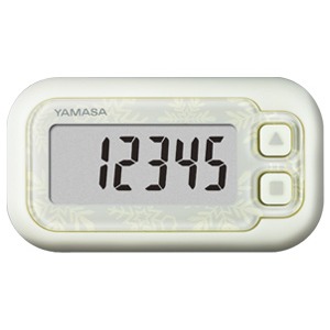 YAMASA（山佐時計計器） EX-200W ポケット万歩 スノーホワイト - 拡大画像