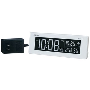 SEIKO CLOCK(セイコークロック) 電波デジタル時計 交流式デジタル目覚まし DL205W - 拡大画像