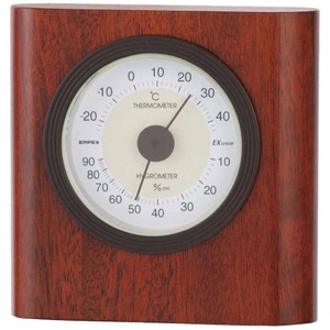 【商品名】EMPEX（エンペックス） イートン温・湿度計 TM-646 - 拡大画像