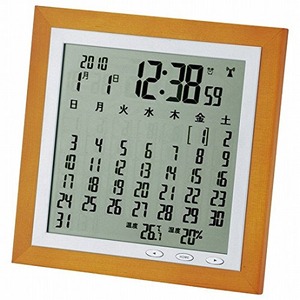 ADESSO（アデッソ） カレンダー電波時計 TSB-363 - 拡大画像
