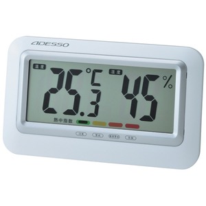 ADESSO（アデッソ） 温湿度計（熱中症指数） TC-1202 - 拡大画像