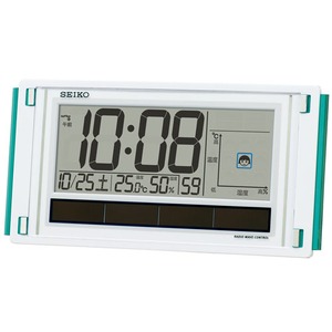 SEIKO CLOCK(セイコークロック) 快適環境NAVI付き デジタル電波目覚まし時計 SQ436W - 拡大画像