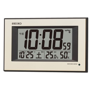 SEIKO CLOCK(セイコークロック) 自動点灯対応 デジタル電波置き時計 SQ438G - 拡大画像