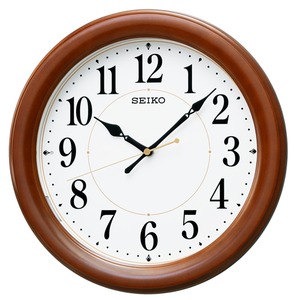 SEIKO CLOCK(セイコークロック) 自動点灯タイプ アナログ電波掛け時計 KX204B - 拡大画像