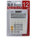 保土ヶ谷電子販売 セミディスク電卓Sサイズ HDC-03T-WH