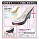 美脚グセ ウォーキングウェッジパンプス ブラック 24cm - 縮小画像6