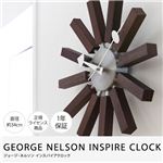GEORGE NELSON INSPIRE CLOCK ジョージ・ネルソンインスパイアクロック（NT） ウォールナット