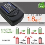 マルチバッテリー充電器〈エコモード搭載〉 NP-FR1、NP-FT1、NP-FE1（ソニー Cyber-shot）用アダプターセット USBポート付 変圧器不要