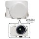 【カメラケース】Panasonic(パナソニック)LUMIX　GF5 薄型レンズ対応　ネックストラップ付　レザーホワイト - 縮小画像4