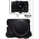 【カメラケース】Panasonic(パナソニック) ルミックスDMC-GX1パンケーキレンズ対応　レザーブラック/首掛け可 - 縮小画像6