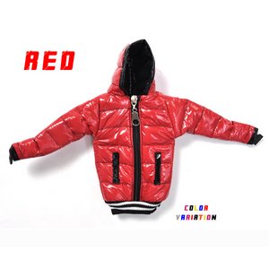 【3個セット】スマートフォン汎用 ダウンジャケット型ポーチケースネックスストラップ付 レッド