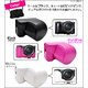 【カメラケース】SONY（ソニー） a5000 パワーズームレンズ対応　ストラップつき　レザーブラック - 縮小画像4