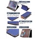 iPad Air 2用デニムデザインスタンドケースポーチ　B：ブルー - 縮小画像2