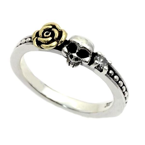 Royal Joker ロイヤルジョーカー ローズスカル(rose skull)リング 21号f00