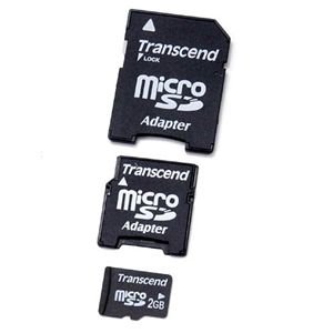 TRANSCEND microSD 2GB