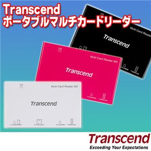 Transcend �|�[�^�u���}���`�J�[�h���[�_�[ M3 �oink 