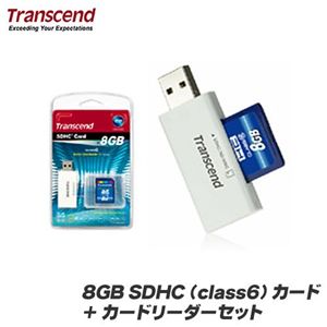 Transcend 8GB SDHCiclass6jJ[h+J[h[_[Zbg