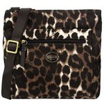COACH コーチ　パーク レオパード プリント クロスボディ ショルダーバッグ