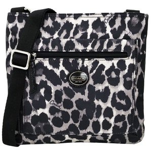 COACH コーチ　パーク レオパード プリント クロスボディ ショルダーバッグ