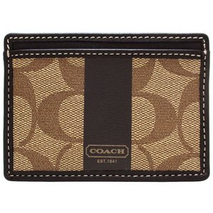 COACH　コーチヘリテージ ストライプ スリム カードケーF74515 SKHBR