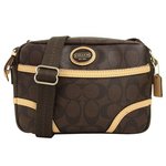 COACH コーチ　ヘリテージ シグネチャー 斜め掛け カメラバッグ ショルダーバッグ
