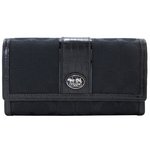 COACH コーチ　サットン シグネチャー チェックブック ウォレット 長財布　