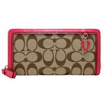 COACH コーチ 長財布 シグネチャー アコーディオン ジッブ アラウンド　F48781 SKHFX